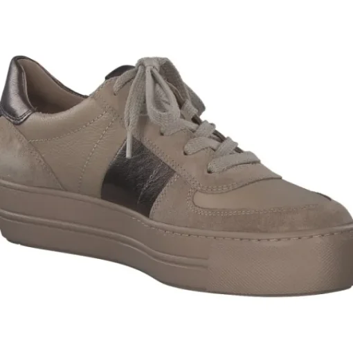 Damen Paul Green Klassische- & Business Schuhe<5230, Schnürschuhe, Damen, almond