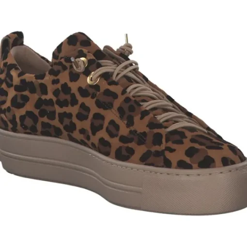 Damen Paul Green Klassische- & Business Schuhe<5317-026, Schnürschuhe, Damen, cuoio leo