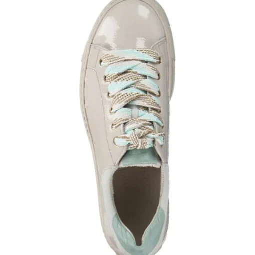 Damen Paul Green Klassische- & Business Schuhe<5257, Schnürschuhe, Damen, bisquit/mint