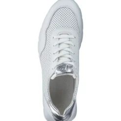 Damen Paul Green Klassische- & Business Schuhe<5440, Schnürschuhe, Damen, white/alu