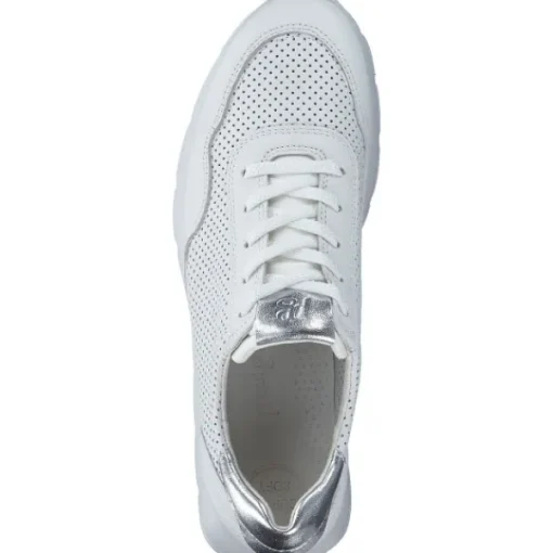Damen Paul Green Klassische- & Business Schuhe<5440, Schnürschuhe, Damen, white/alu