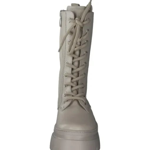 Damen Paul Green Stiefel<9090, Schnürstiefel, Damen, Beige