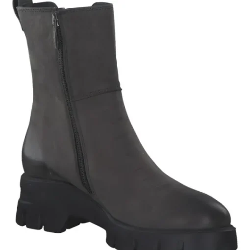 Damen Paul Green Stiefel<8104-056, Stiefeletten, Damen, Grau (Iron)