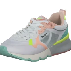 Damen Pepe Jeans Klassische- & Business Schuhe<PLS31457, Schnürschuhe, Damen, WHITE