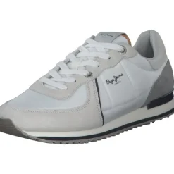 Herren Pepe Jeans Sneakers<PMS30728, Sneakers Low, Herren, factory white