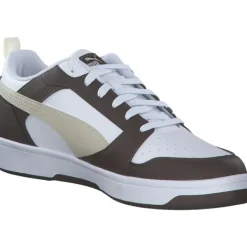 Herren Puma Klassische- & Business Schuhe<392328/031 Rebound v6 Low, Klassische- & Business Schuhe, Herren, ESPRESSO BROWN-ALPINE SNOW-PU