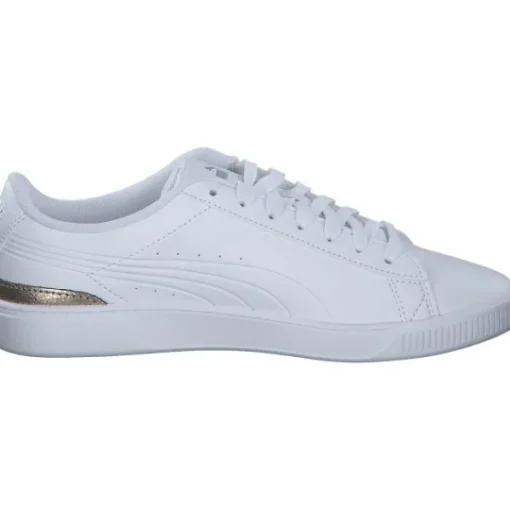 Damen Puma Klassische- & Business Schuhe<395085/001 Vikky v Metallic Shine , Schnürschuhe, Damen, WHITE- GOLD- SILVER