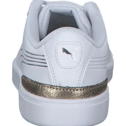 Damen Puma Klassische- & Business Schuhe<395085/001 Vikky v Metallic Shine , Schnürschuhe, Damen, WHITE- GOLD- SILVER