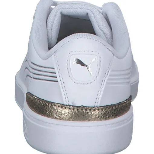 Damen Puma Klassische- & Business Schuhe<395085/001 Vikky v Metallic Shine , Schnürschuhe, Damen, WHITE- GOLD- SILVER