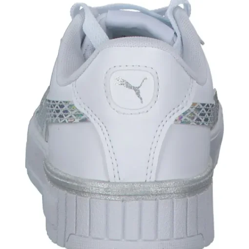 Damen Puma Klassische- & Business Schuhe<Carina 2.0 Mermaid Jr. 389742, Schnürschuhe, Damen, white/hero blue/ silv