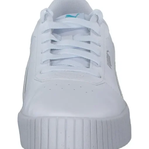 Damen Puma Klassische- & Business Schuhe<Carina 2.0 Mermaid Jr. 389742, Schnürschuhe, Damen, white/hero blue/ silv