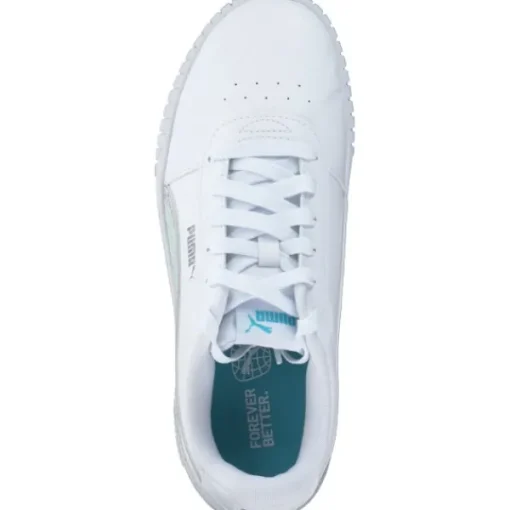 Damen Puma Klassische- & Business Schuhe<Carina 2.0 Mermaid Jr. 389742, Schnürschuhe, Damen, white/hero blue/ silv