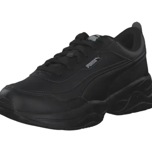 Damen Puma Sneakers<Cilia Mode 371125, Sneakers Low, Damen, Schwarz ( Black/Silver)