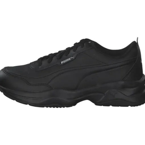 Damen Puma Sneakers<Cilia Mode 371125, Sneakers Low, Damen, Schwarz ( Black/Silver)