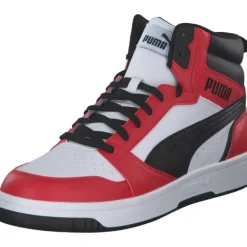 Herren Puma Sneakers<Rebound v6 392326, Sneakers High, Herren, White- Black-For All Ti