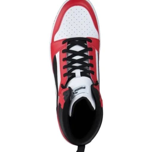 Herren Puma Sneakers<Rebound v6 392326, Sneakers High, Herren, White- Black-For All Ti