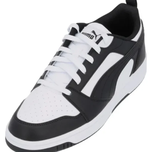 Herren Puma Klassische- & Business Schuhe<Rebound v6 Low 392328, Klassische- & Business Schuhe, Herren, White- Black- W
