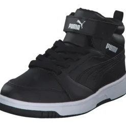 Kinder Puma Stiefel<Rebound V6 Mid 307979, Winterstiefel, Kinder, Grau (Shadow Gray)