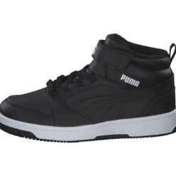 Kinder Puma Stiefel<Rebound V6 Mid 307979, Winterstiefel, Kinder, Grau (Shadow Gray)