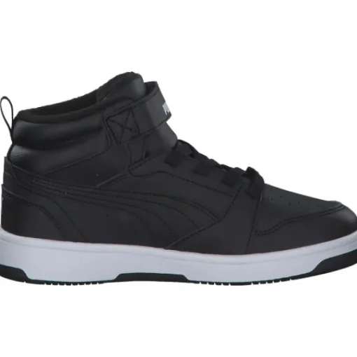 Kinder Puma Stiefel<Rebound V6 Mid 307979, Winterstiefel, Kinder, Grau (Shadow Gray)