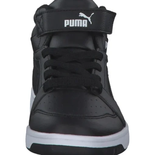 Kinder Puma Stiefel<Rebound V6 Mid 307979, Winterstiefel, Kinder, Grau (Shadow Gray)