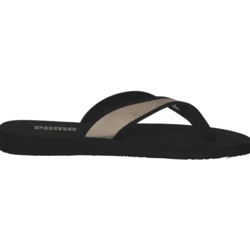 Damen Puma Pantoletten & Badeschuhe<Sandy Flip 389107, Badeschuhe, Damen, Schwarz