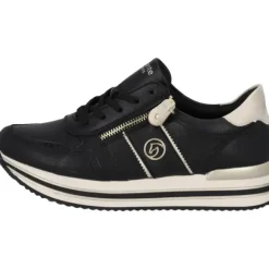 Damen Remonte Klassische- & Business Schuhe<D1327, Schnürschuhe, Damen, nero/muschel/schwarz