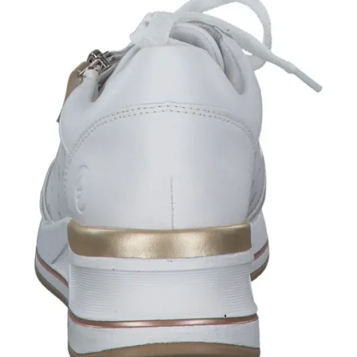 Damen Remonte Klassische- & Business Schuhe<D3211, Schnürschuhe, Damen, weiss/weiss/alloy/lightgold