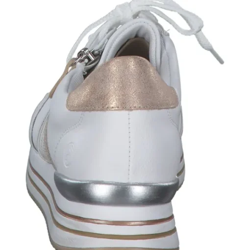 Damen Remonte Klassische- & Business Schuhe<D1318, Schnürschuhe, Damen, weiss/argento/rosegold/weiss