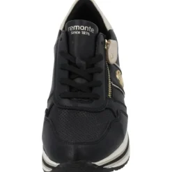 Damen Remonte Klassische- & Business Schuhe<D1327, Schnürschuhe, Damen, nero/muschel/schwarz