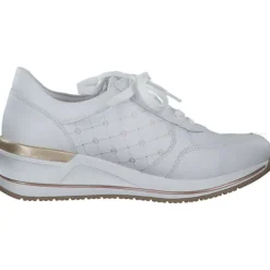 Damen Remonte Klassische- & Business Schuhe<D3211, Schnürschuhe, Damen, weiss/weiss/alloy/lightgold