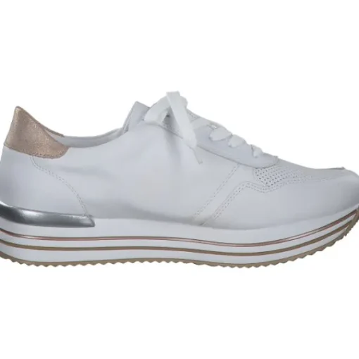Damen Remonte Klassische- & Business Schuhe<D1318, Schnürschuhe, Damen, weiss/argento/rosegold/weiss