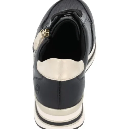Damen Remonte Klassische- & Business Schuhe<D1318, Schnürschuhe, Damen, Schwarz