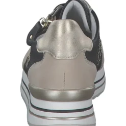 Damen Remonte Klassische- & Business Schuhe<D1329, Schnürschuhe, Damen, perle/schwarz-gold/schwarz/mus