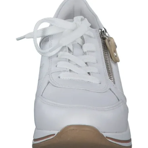 Damen Remonte Klassische- & Business Schuhe<D3211, Schnürschuhe, Damen, weiss/weiss/alloy/lightgold