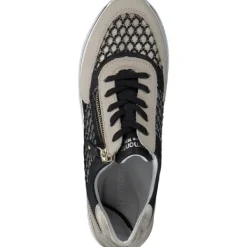 Damen Remonte Klassische- & Business Schuhe<D1329, Schnürschuhe, Damen, perle/schwarz-gold/schwarz/mus