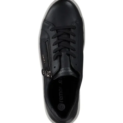 Damen Remonte Klassische- & Business Schuhe<D1C01, Schnürschuhe, Damen, schwarz/schwarz-antique/antik/
