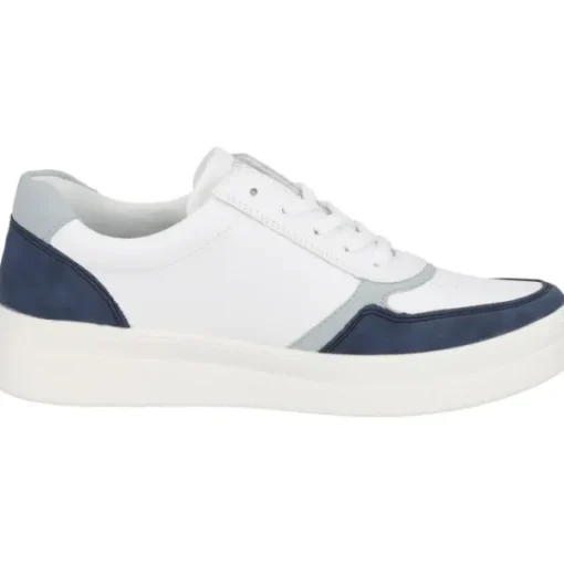 Damen Remonte Klassische- & Business Schuhe<D0J01, Schnürschuhe, Damen, jeans/weiss/bleu/rose/weiss