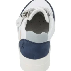 Damen Remonte Klassische- & Business Schuhe<D0J01, Schnürschuhe, Damen, jeans/weiss/bleu/rose/weiss