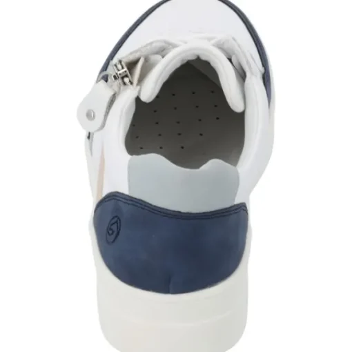 Damen Remonte Klassische- & Business Schuhe<D0J01, Schnürschuhe, Damen, jeans/weiss/bleu/rose/weiss