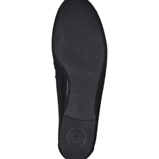Damen Remonte Slipper<D0K00, Mokassins, Damen, nero/black