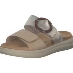 Damen Remonte Pantoletten & Badeschuhe<D2N51, Plateau-Pantoletten, Damen, tan/muschel