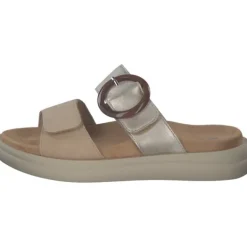 Damen Remonte Pantoletten & Badeschuhe<D2N51, Plateau-Pantoletten, Damen, tan/muschel