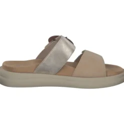 Damen Remonte Pantoletten & Badeschuhe<D2N51, Plateau-Pantoletten, Damen, tan/muschel