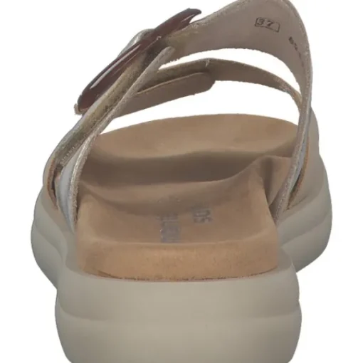 Damen Remonte Pantoletten & Badeschuhe<D2N51, Plateau-Pantoletten, Damen, tan/muschel