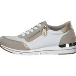 Damen Remonte Klassische- & Business Schuhe<R6709, Schnürschuhe, Damen, Weiß Beige