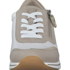 Damen Remonte Klassische- & Business Schuhe<R6709, Schnürschuhe, Damen, Weiß Beige