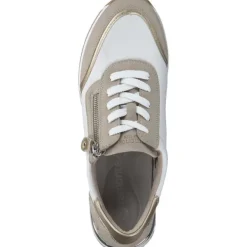 Damen Remonte Klassische- & Business Schuhe<R6709, Schnürschuhe, Damen, Weiß Beige