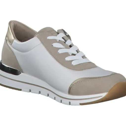 Damen Remonte Klassische- & Business Schuhe<R6709, Schnürschuhe, Damen, Weiß Beige