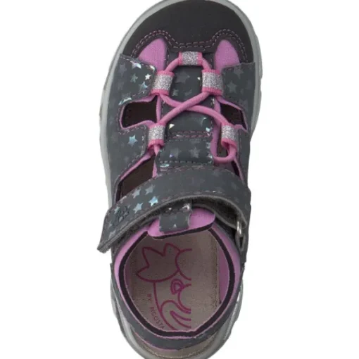 Kinder Ricosta Sandalen<Gery 2900302 W, Sandalen (Kinder), Kinder, graphit/rosada